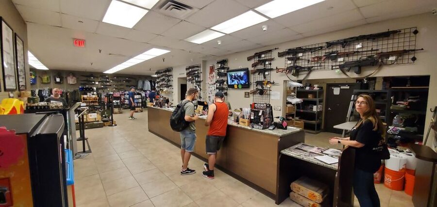 Las Vegas: Firearms Shooting Beginner’s Adventure - Seeing the military vehicles before shooting
