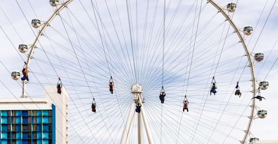 Las Vegas: FLY LINQ Zipline Ticket - What the ride feels like in practice