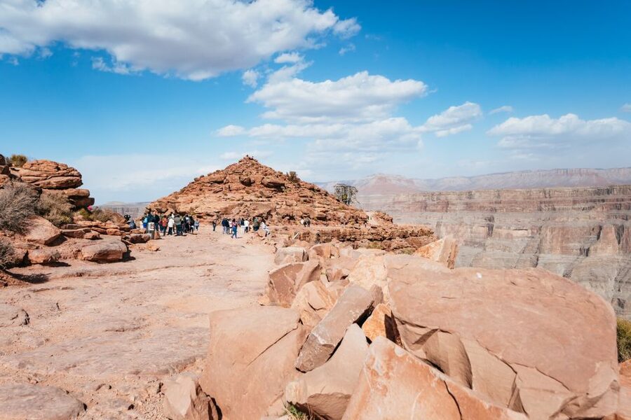Las Vegas: Grand Canyon West & Hoover Dam Tour + Breakfast - Hoover Dam and the memorial bridge photo stops
