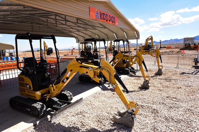 Las Vegas Heavy Equipment Playground: Dig, Push, and Play! - The tire challenge and bucket basketball