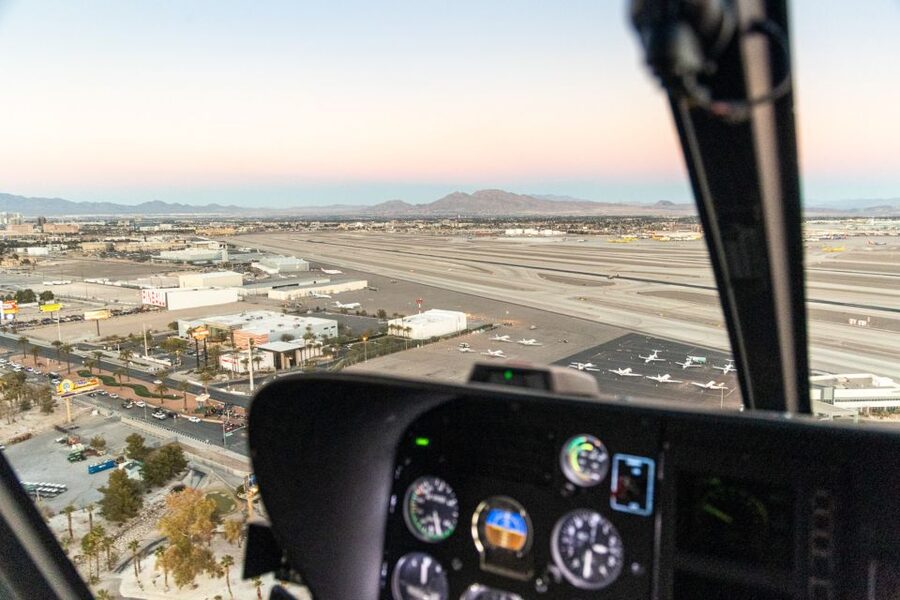 Las Vegas: Helicopter Night Flight over the Strip - A shared helicopter and assigned seating