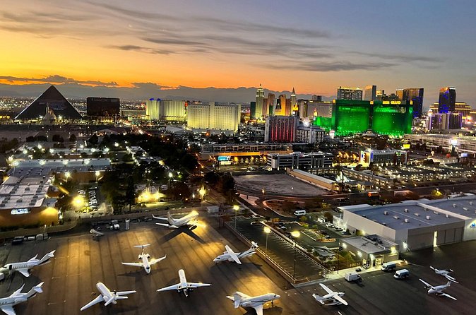 Las Vegas Helicopter Night Strip Flight Tour with Optional Dinner - The Strip from the air