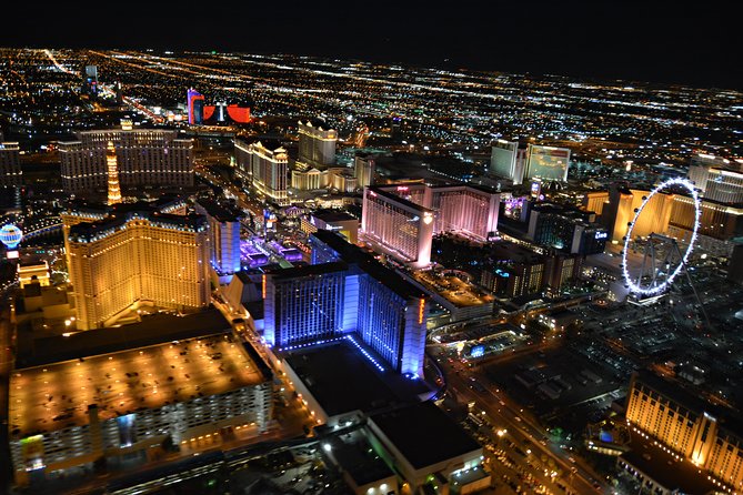 Las Vegas Helicopter Night Strip Flight Tour with Optional Dinner - Choosing the dinner package