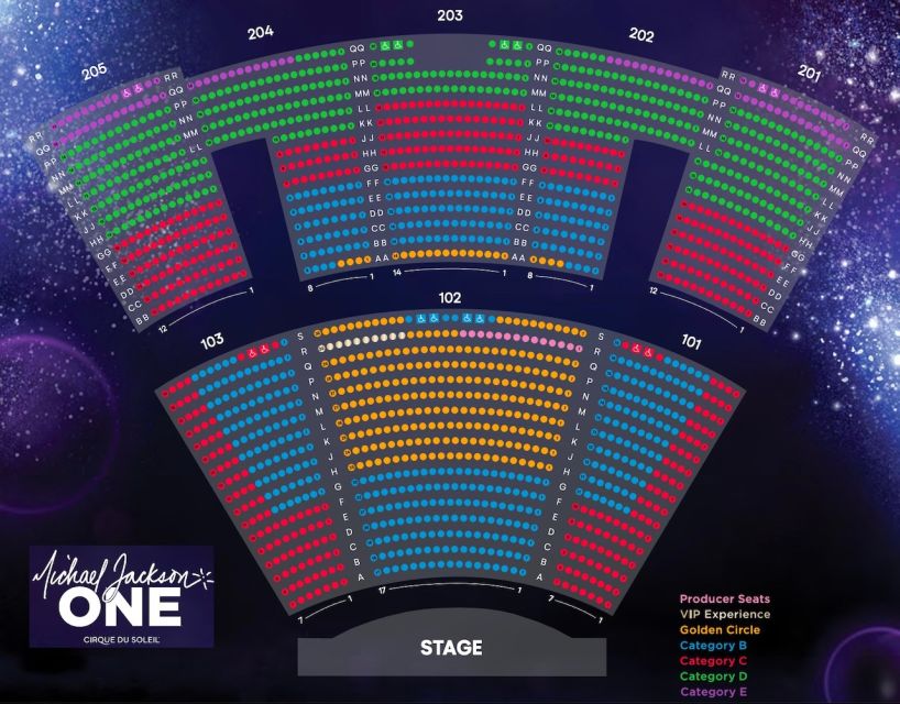 Las Vegas: Michael Jackson ONE by Cirque du Soleil Ticket - The music sets the pace