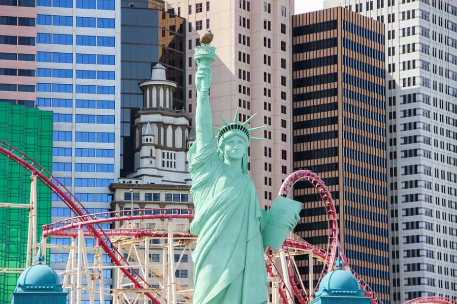 Las Vegas: New York-New York Hotel Big Apple Coaster Ride - A short ride with a $25 price tag