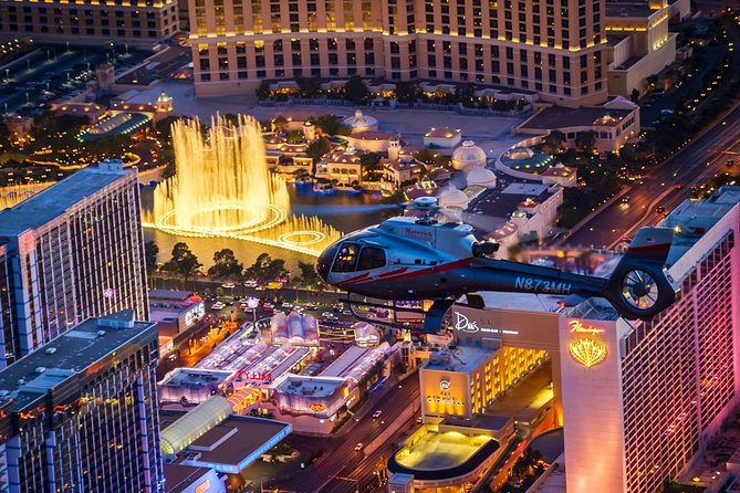 Las Vegas Strip Helicopter Night Flight - Photos, first flights, and special occasions