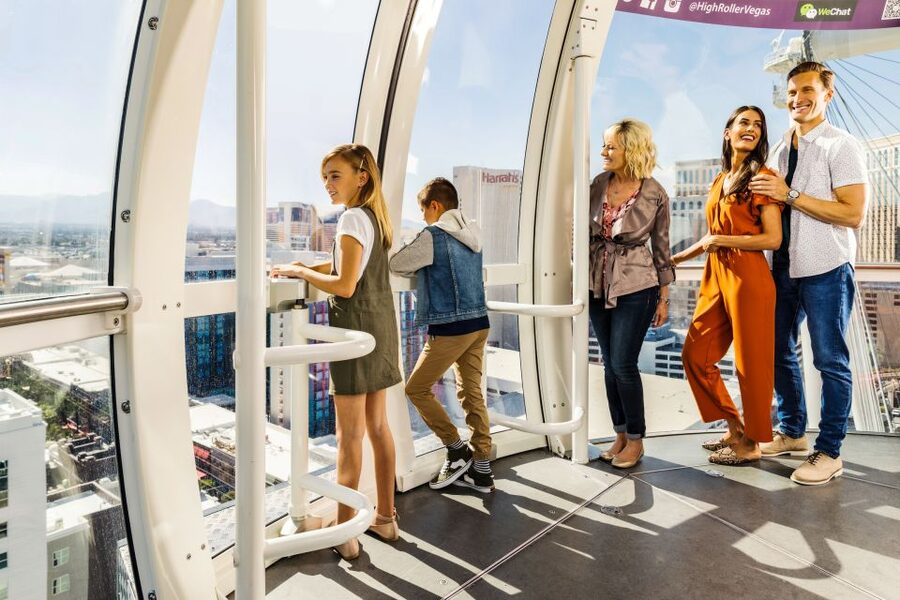 Las Vegas Strip: The High Roller at The LINQ Ticket - The first half of the 30-minute rotation