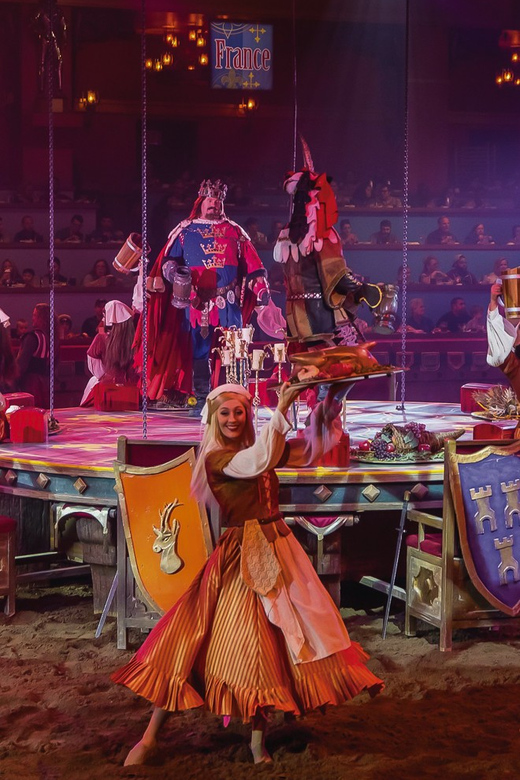 Las Vegas: Tournament of Kings Show at Excalibur - Entering Excalibur’s medieval arena