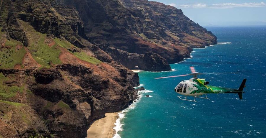 Lihue: Deluxe Waterfall Safari Helicopter Tour - The Na Pali Coast From the Air
