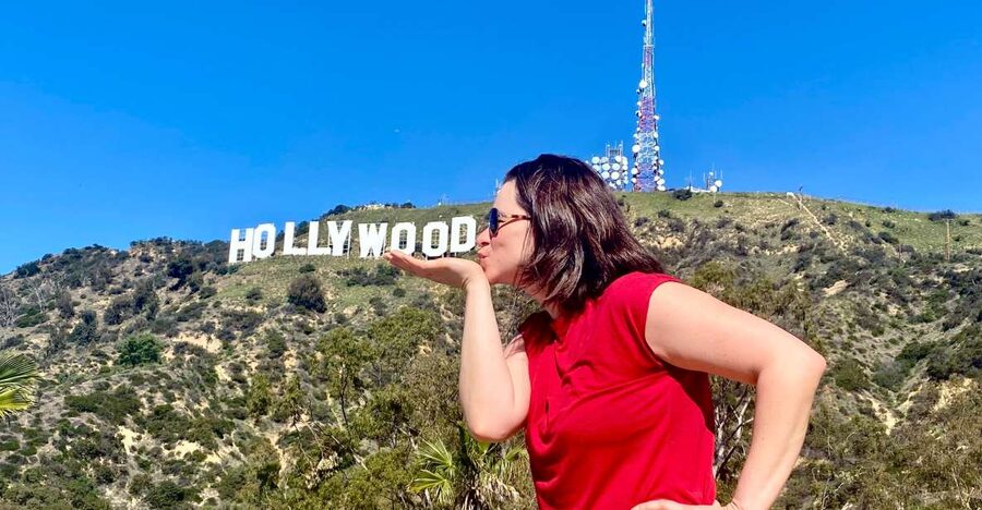 Los Angeles: Front & Back of Hollywood Sign Hike Guided Tour - The first climb through the Hollywood Hills