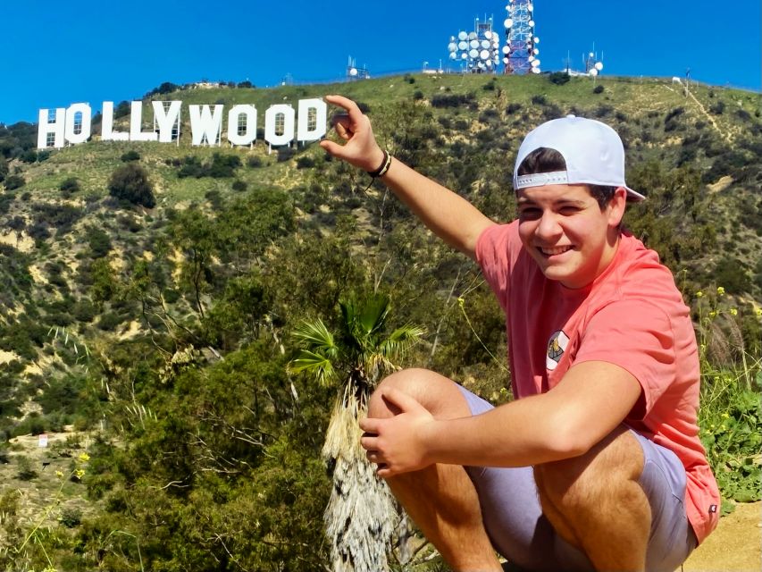 Los Angeles: Front & Back of Hollywood Sign Hike Guided Tour - Warner Bros., Disney, Universal, and Forest Lawn