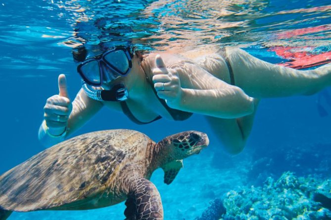 Makena Turtle Town Eco Adventure in Maui - The paddle from Makena toward Turtle Town