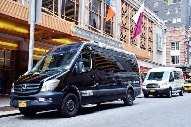 Manhattan to JFK: One Way Shared Departure Transfer - Inside the 13-passenger minivan
