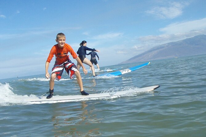 Maui: Two Hour Beginner Group Surf Lesson in Kihei - The Kihei beach setting has practical advantages
