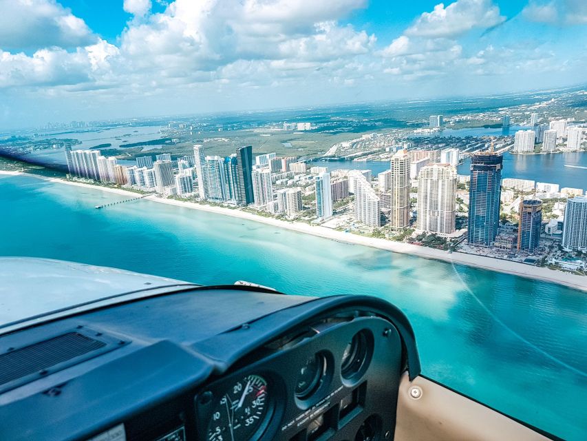 Miami Beach: South Beach Private Airplane Tour with Drinks - Fairchild Tropical Botanic Garden from the air