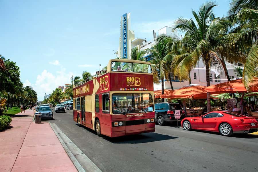 Miami: Hop-on Hop-off Open-top Bus Tour and Optional Cruise - South Beach, Ocean Drive, and Art Deco Miami
