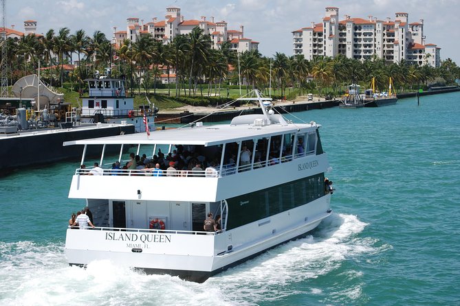Miami Millionaires Row Cruise - Choosing the Best Seat on the Island Queen