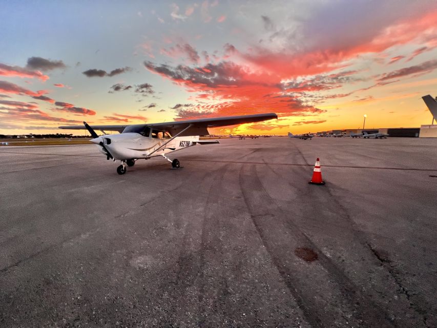 Miami: South Beach Private 35-Minute Guided Flight Tour - Boarding a compact airplane