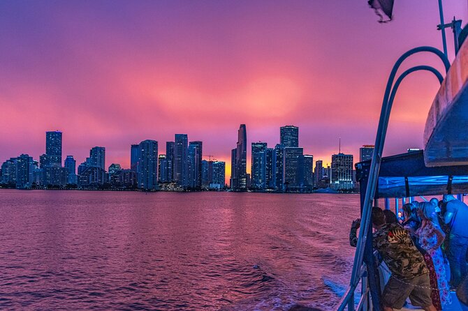 Miami Sunset and City Lights Cocktail Cruise - Starting at Bayside and settling aboard