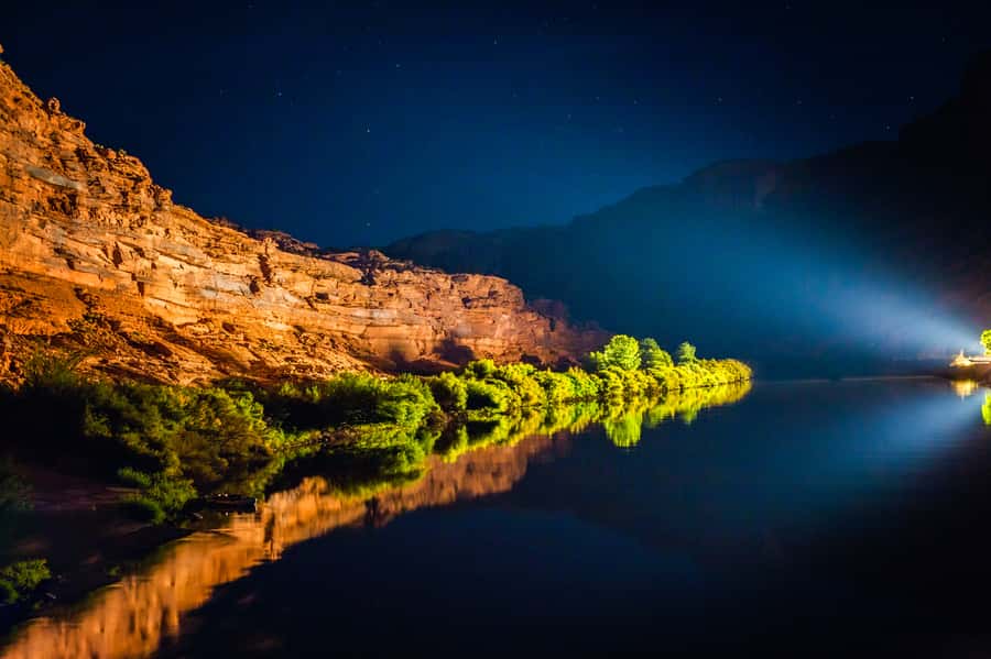 Moab: Colorado River Dinner Cruise with Music and Light Show - Starting beside the Colorado River north of Moab