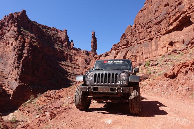 Moab Jeep Rental | Self-Guided Backcountry 4x4 Adventure - Onion Creek and creek-crossing country