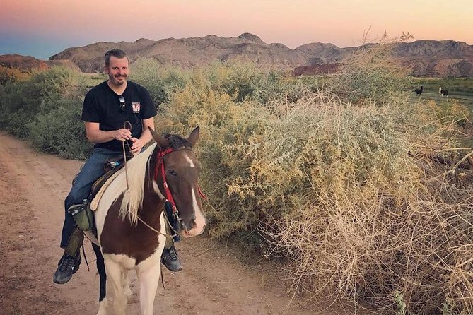 Morning Horseback Ride with Breakfast from Las Vegas - Breakfast by the ranch fire