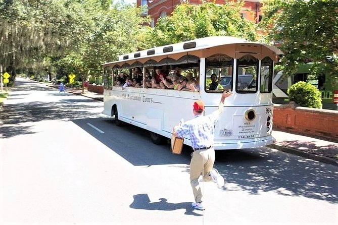 Narrated Historic Savannah Sightseeing Trolley Tour - Chippewa Square and Savannah Theatre