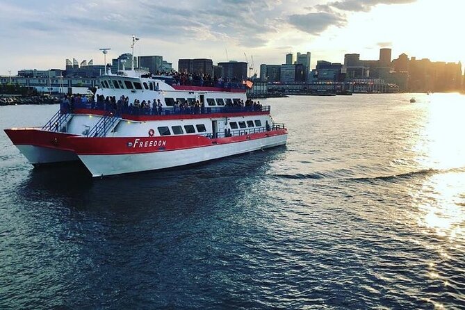Narrated Sunset Cruise of Boston Harbor - The bar and onboard atmosphere