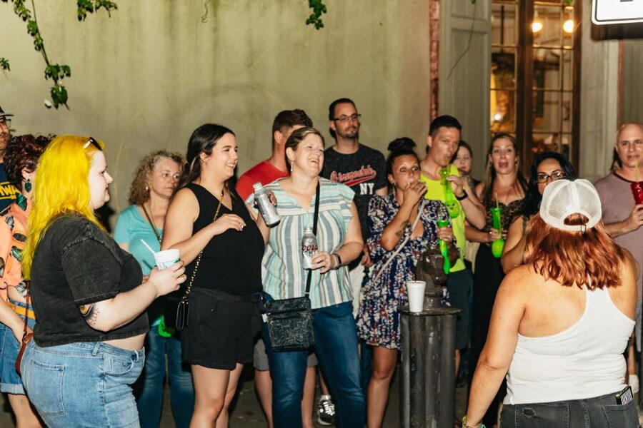 New Orleans: Haunted Pub Crawl - Lafitte’s Blacksmith Shop Bar, one of America’s oldest bars