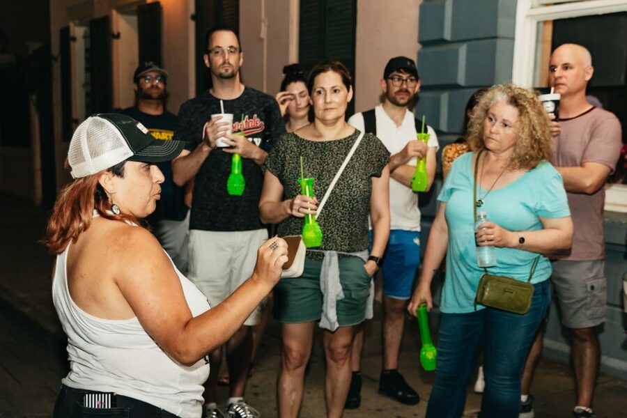 New Orleans: Haunted Pub Crawl - Meeting at Jax Brewery near the river
