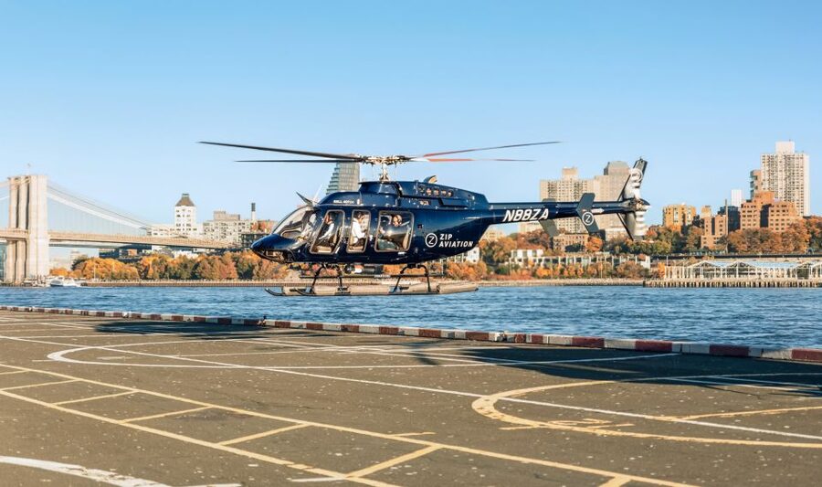 New York City: Manhattan Helicopter Tour - The 18 to 20 minute route: farther north on the Hudson
