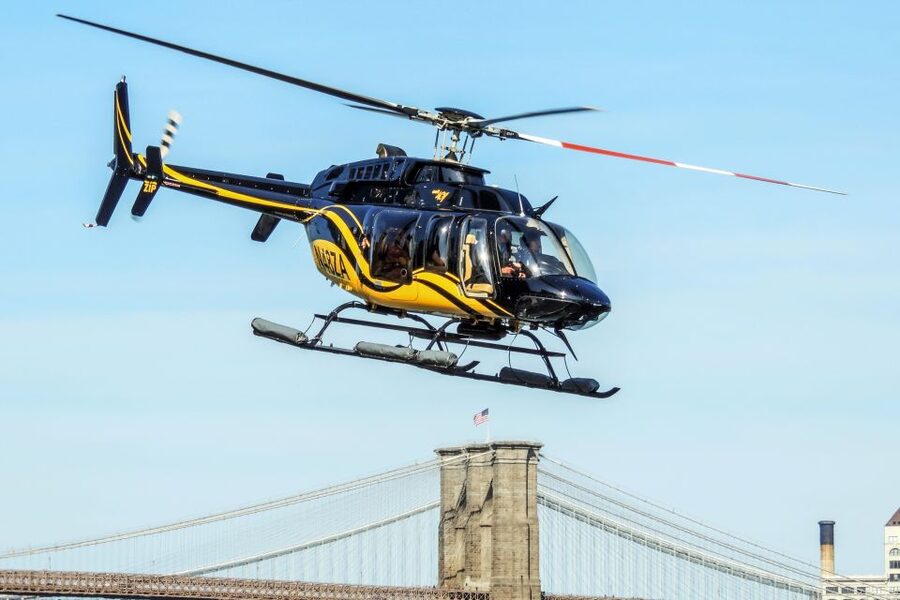 New York City: Manhattan Helicopter Tour - The Statue of Liberty, Brooklyn Bridge, and Central Park from above