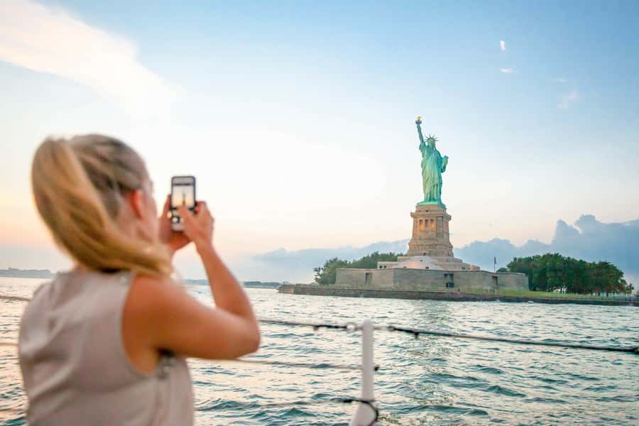 New York City: Statue of Liberty & Ellis Island with Ferry - The ferry ride across New York Harbor