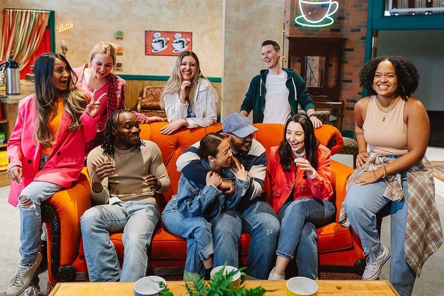 New York City: The FRIENDS™ Experience Entry Ticket - The orange couch delivers the classic FRIENDS picture