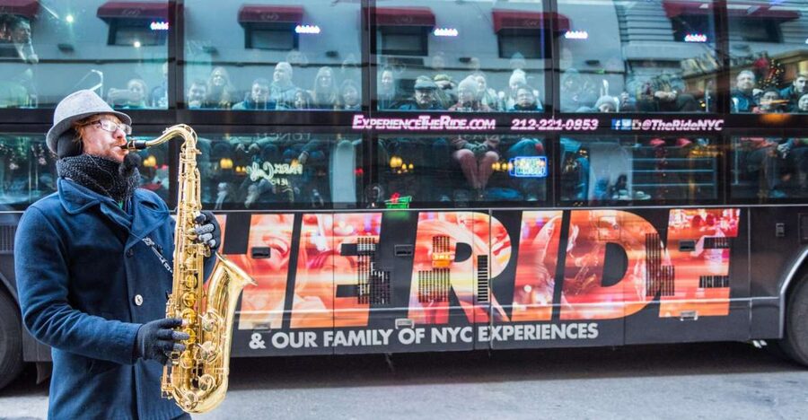 New York City: The Ride Interactive Bus Tour - The hosts set the tone