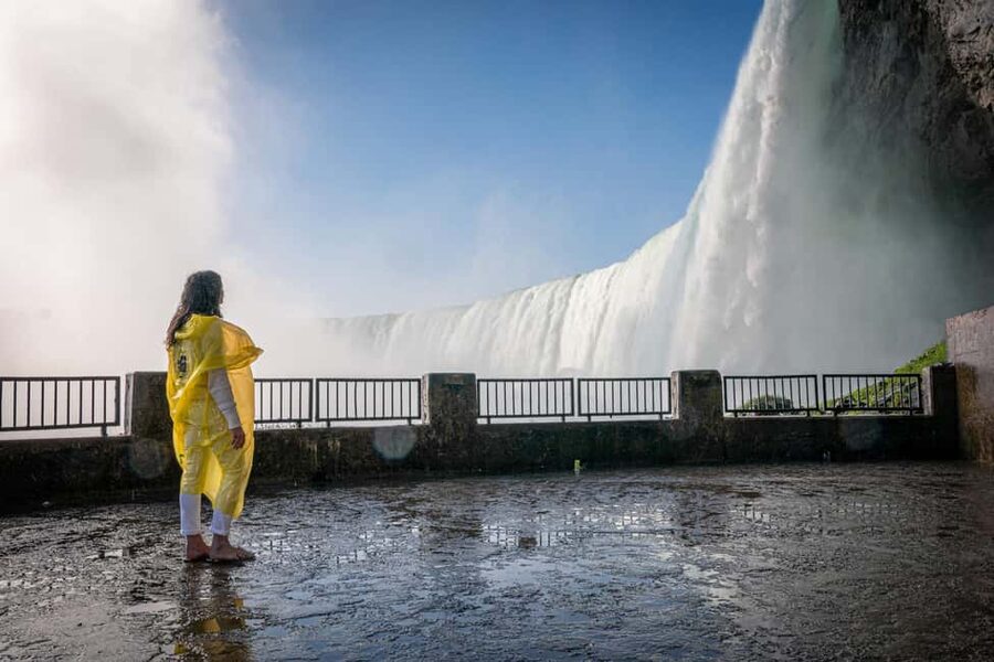 Niagara Falls, Canada: First Boat Cruise & Behind Falls Tour - Journey Behind the Falls puts you beside the water