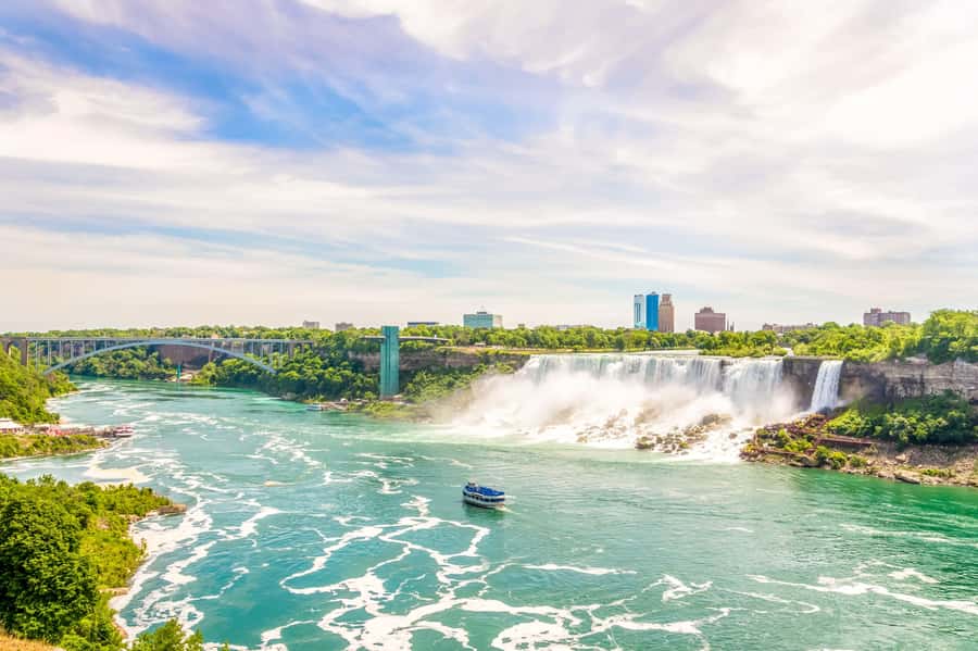 Niagara Falls: Canadian and American Deluxe Day Tour - Crossing to the Canadian side