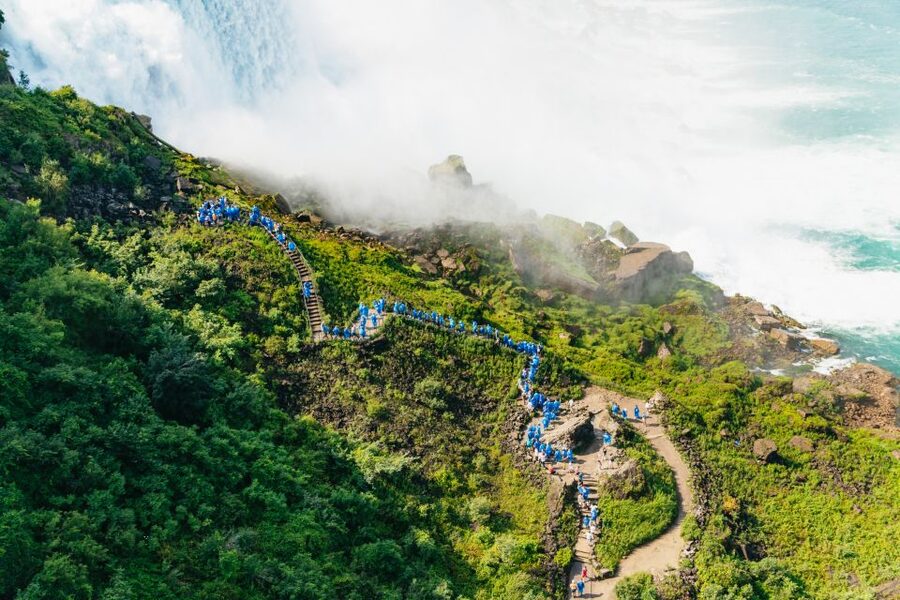 Niagara Falls: Cave of the Winds, Boat Ride, & Trolley Tour - Maid of the Mist: Niagara from the water