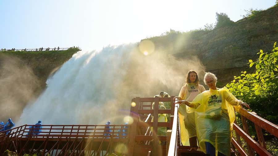 Niagara Falls USA: Cave of the Winds & Maid of the Mist Ride - Prospect Point Observation Tower gives you the first big view