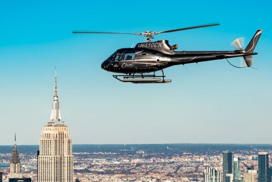NYC: Big Apple Helicopter Tour - The first minutes above the Hudson River