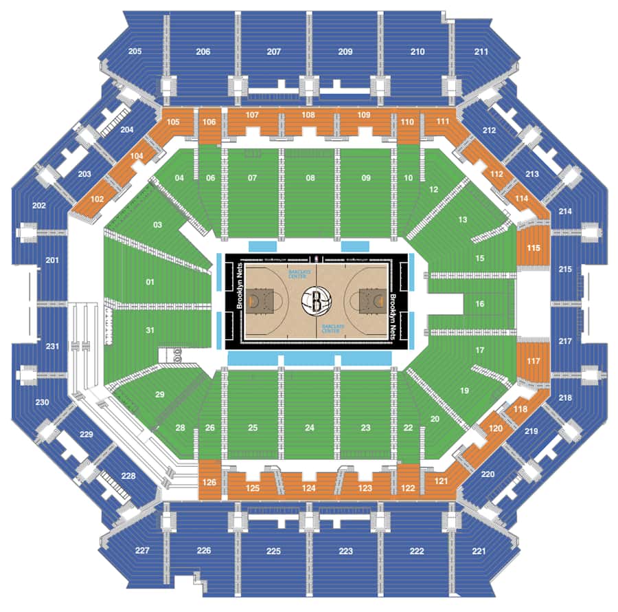 NYC: Brooklyn Nets NBA Game Ticket at Barclays Center - The warmup, tip-off, and live game