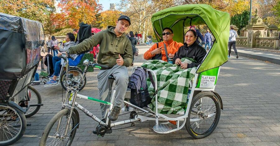 NYC: Central Park Guided Pedicab Tour - From Gapstow Bridge to Wollman Rink