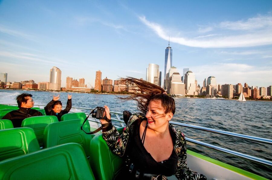 NYC: Circle Line "The Beast" Midtown/Downtown Speedboat Ride - One World Trade Center from the water