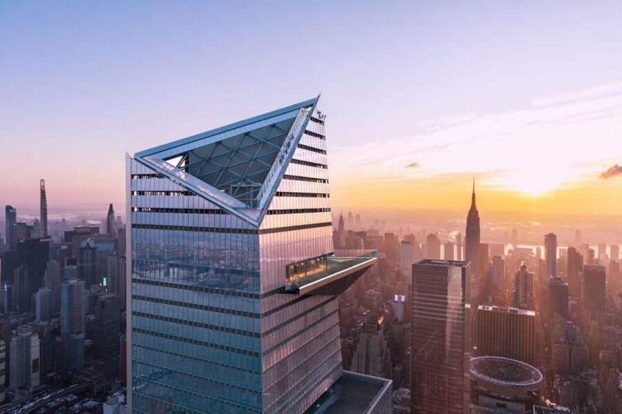 NYC: City Climb Skyscraping Experience Ticket - The outdoor platform and the famous lean