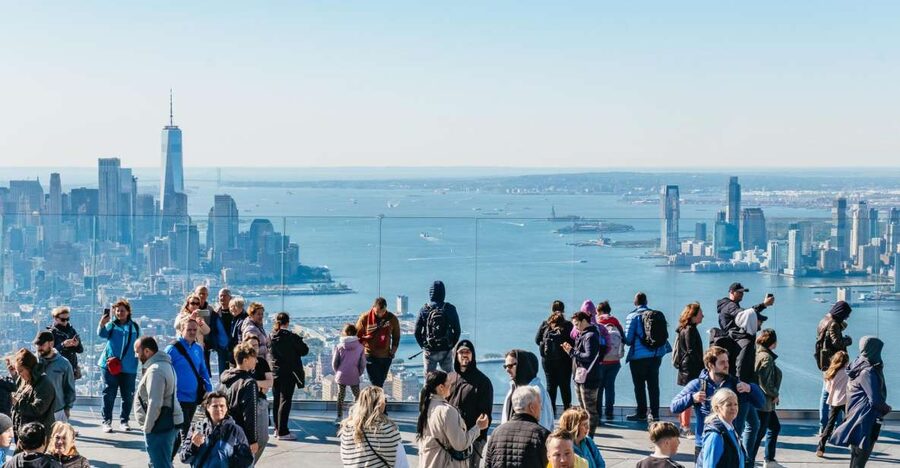 NYC: Edge Observation Deck Admission Ticket - The fast ride to the top