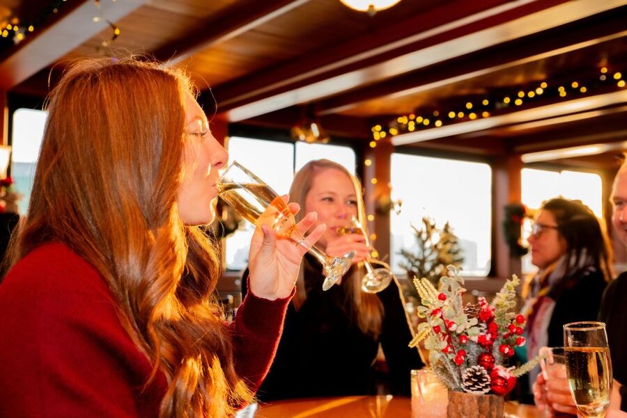 NYC: Holiday Yacht Cruise with Jazz, Cocoa & Carols - A holiday cruise with more character than a standard harbor boat