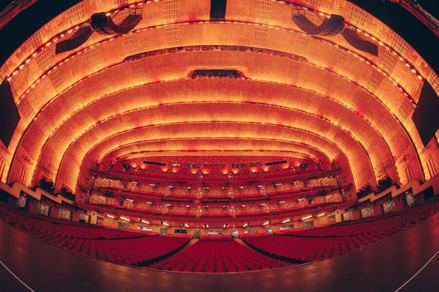 NYC: Radio City Music Hall Tour Experience - Looking Below the Stage at the Machinery
