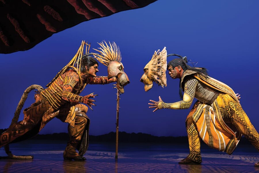 NYC: The Lion King on Broadway - The opening vision of the African savanna