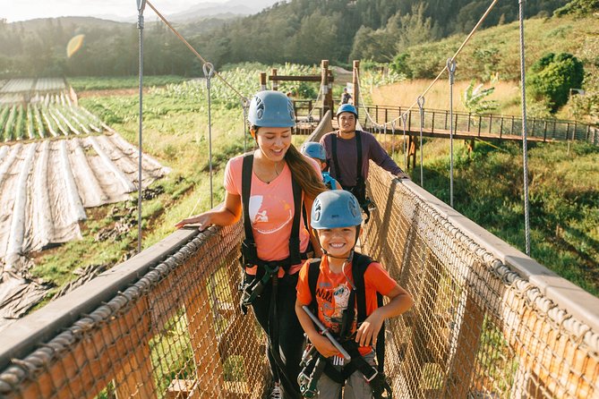 Oahu's North Shore: 8-Line Zipline Adventure - Eight zip lines from 500 to 2,400 feet