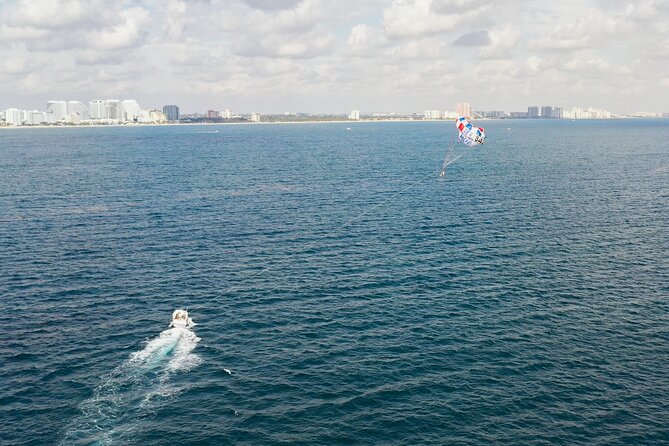 Ocean Parasailing Adventure In Fort Lauderdale, FL - Taking off from Bahia Mar Resort and Marina